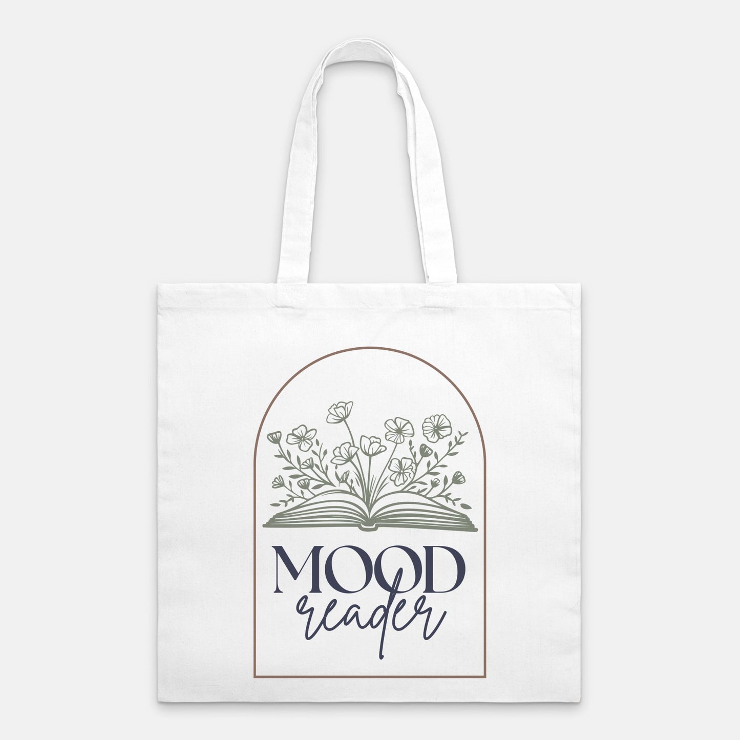 Mood Reader Tote Bag Earth Tones